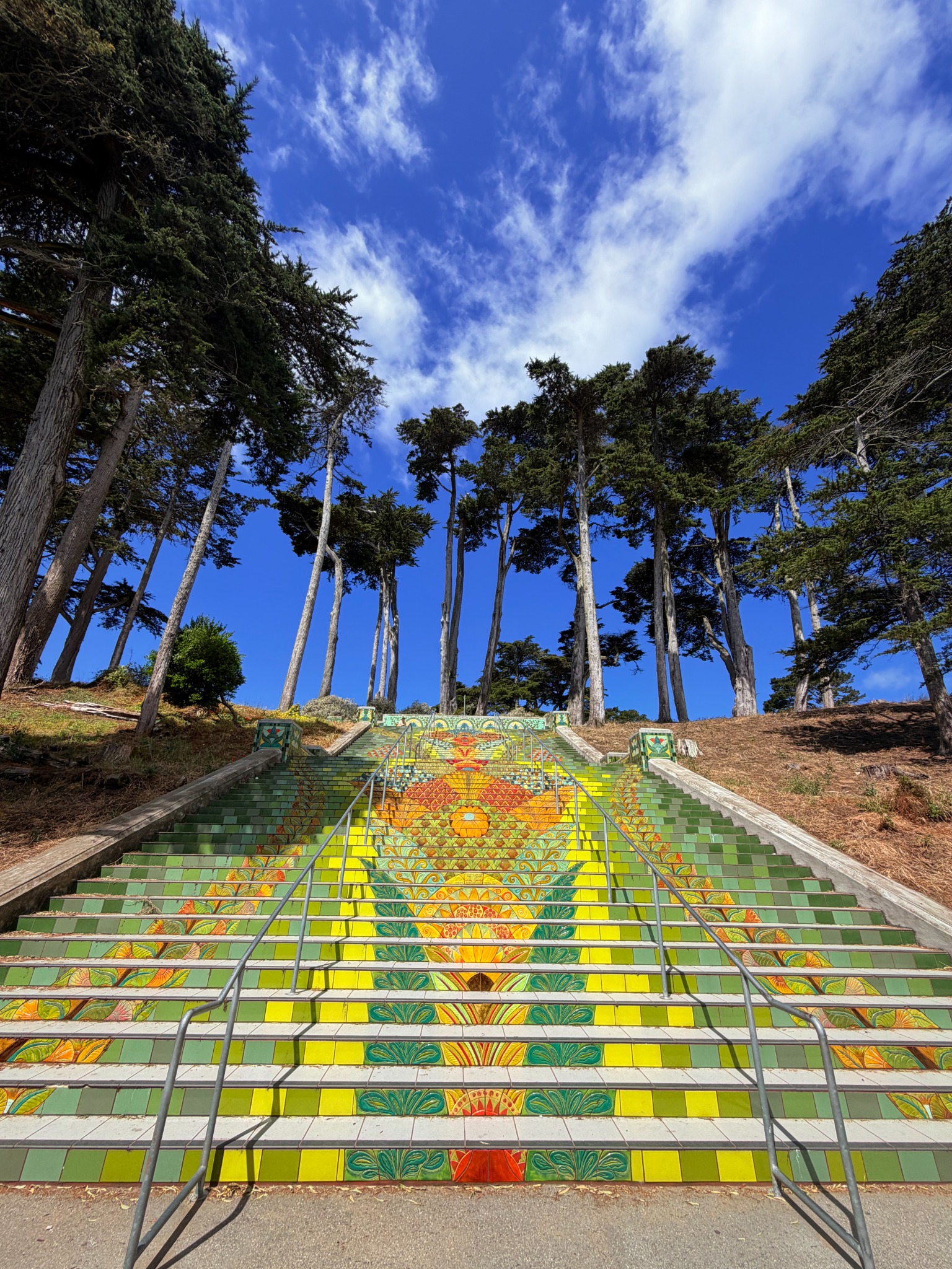 San Francisco mosaic stairs