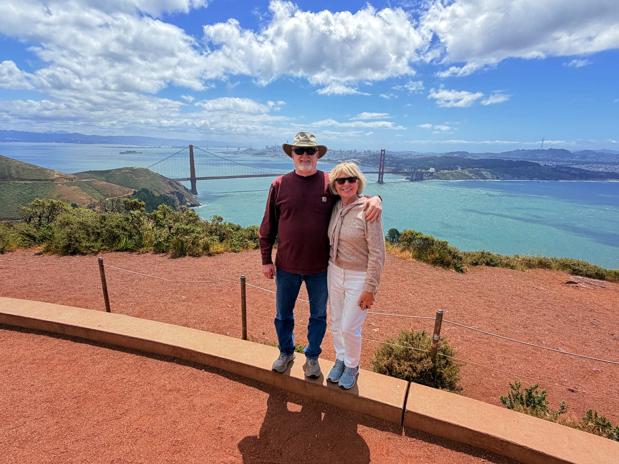 Guests enjoying a panoramic San Francisco view
